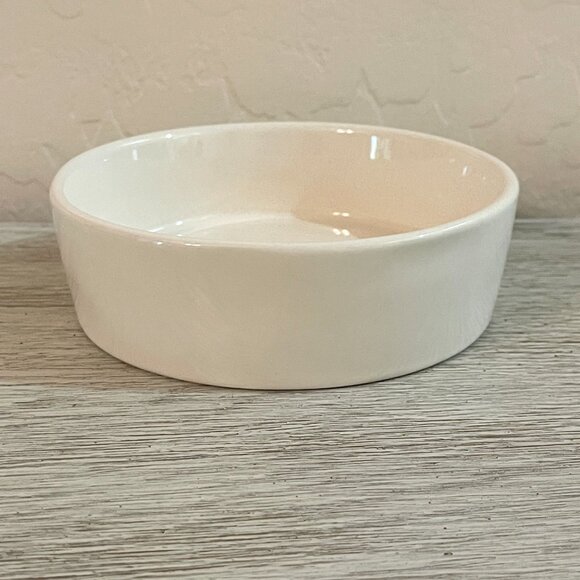 New Rae Dunn Purr Dish Pets Cats Artisan Collection Food Water - Picture 2 of 6